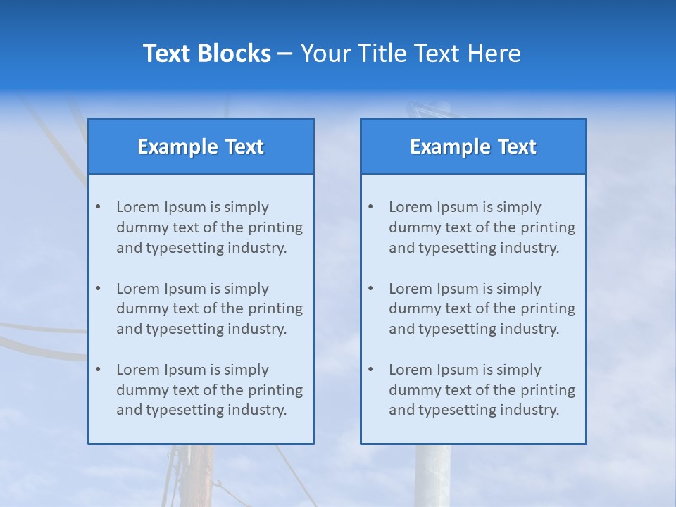 Sun Distribution Cone PowerPoint Template