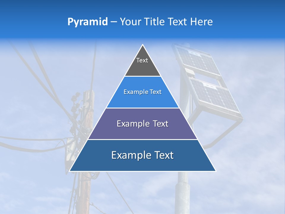 Sun Distribution Cone PowerPoint Template