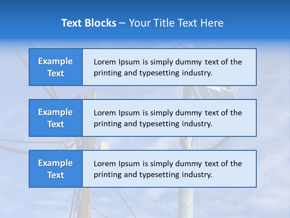 Sun Distribution Cone PowerPoint Template