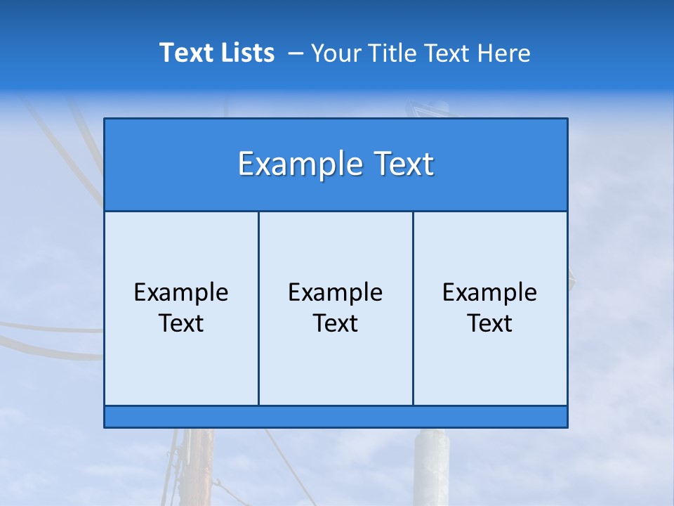 Sun Distribution Cone PowerPoint Template