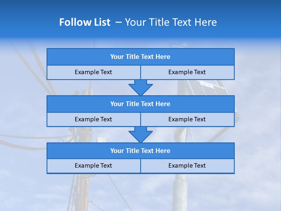 Sun Distribution Cone PowerPoint Template
