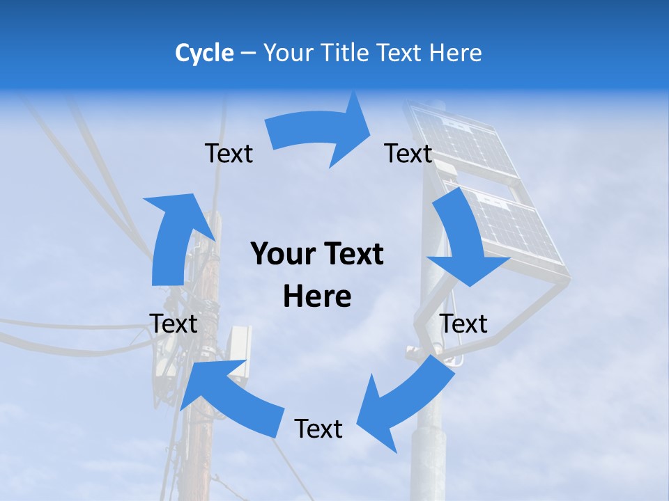 Sun Distribution Cone PowerPoint Template