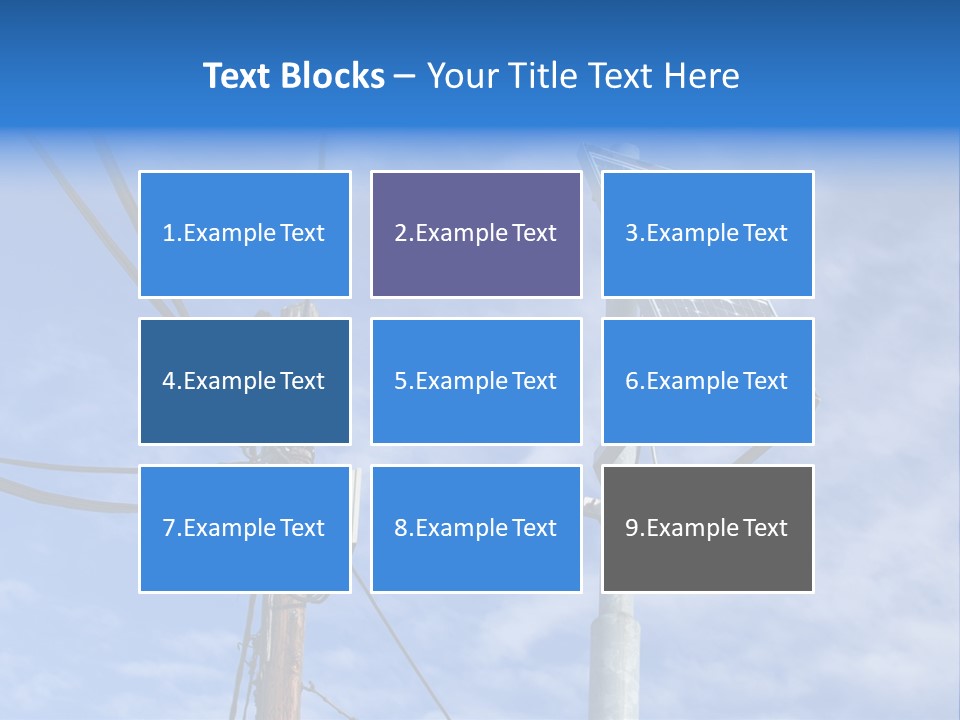Sun Distribution Cone PowerPoint Template