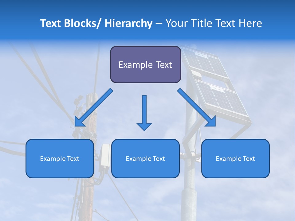 Sun Distribution Cone PowerPoint Template