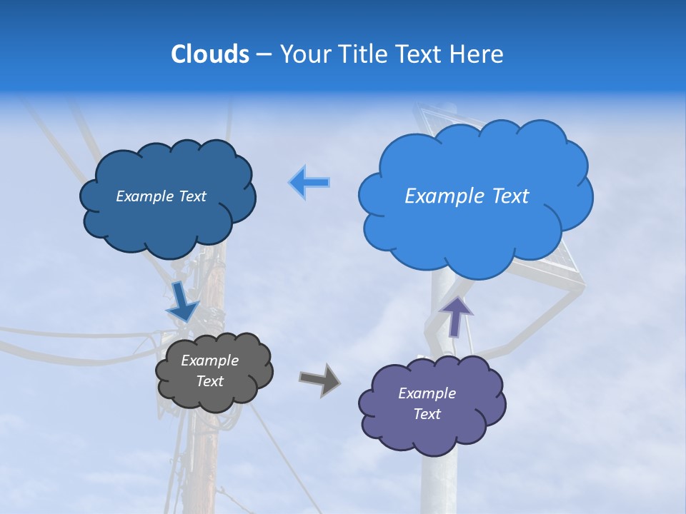 Sun Distribution Cone PowerPoint Template