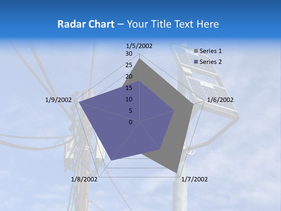 Sun Distribution Cone PowerPoint Template