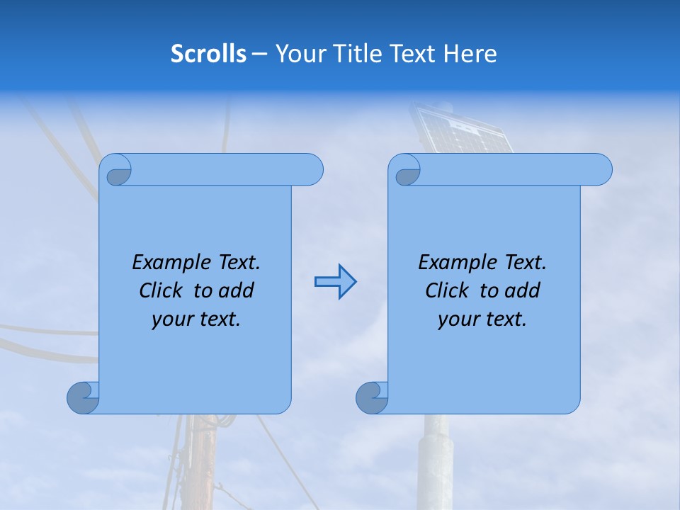 Sun Distribution Cone PowerPoint Template