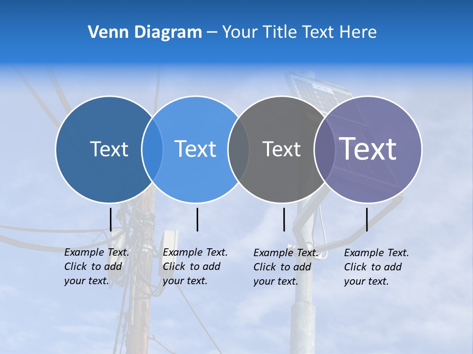 Sun Distribution Cone PowerPoint Template