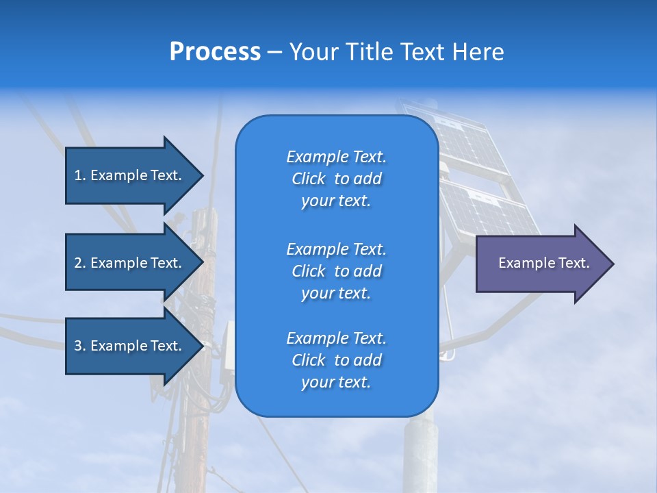 Sun Distribution Cone PowerPoint Template