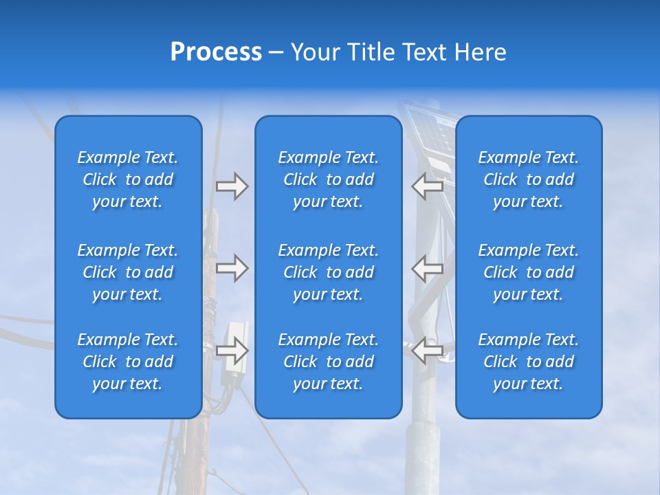 Sun Distribution Cone PowerPoint Template