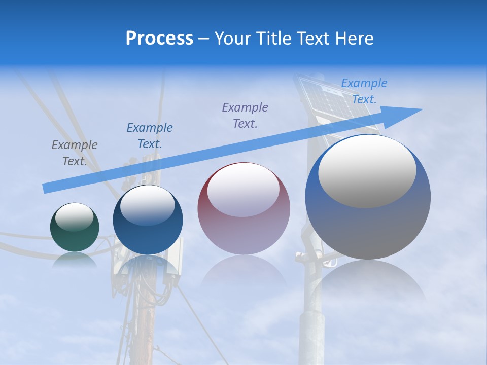 Sun Distribution Cone PowerPoint Template