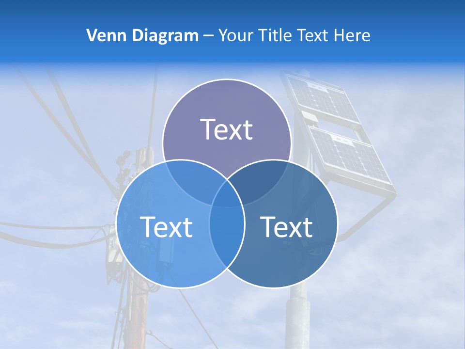Sun Distribution Cone PowerPoint Template