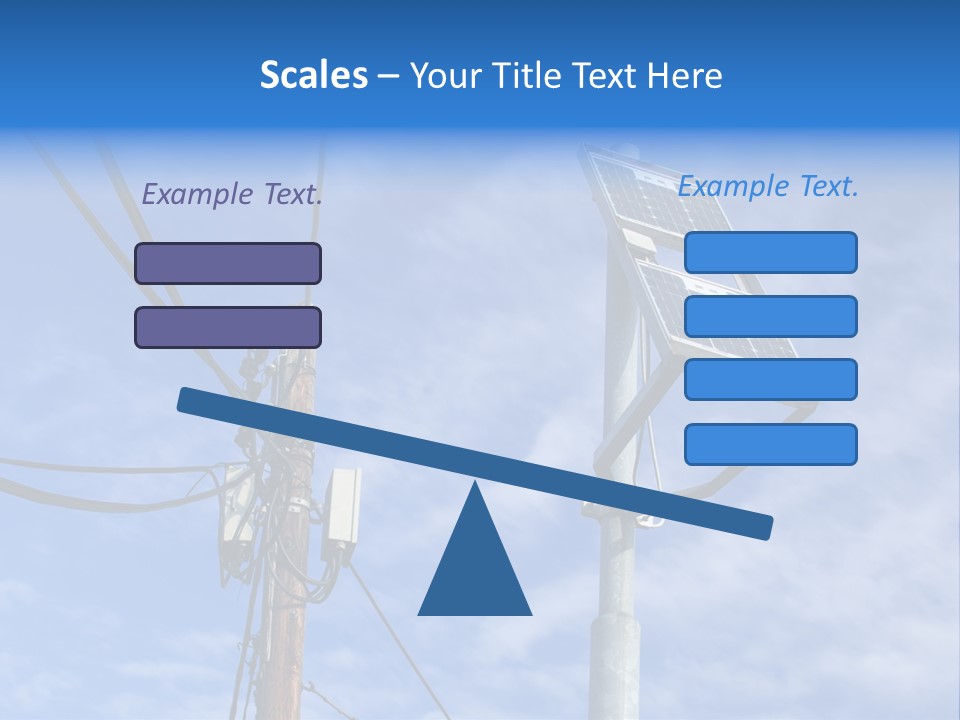 Sun Distribution Cone PowerPoint Template