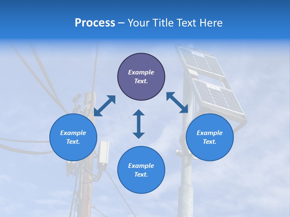 Sun Distribution Cone PowerPoint Template