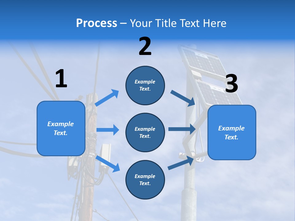Sun Distribution Cone PowerPoint Template