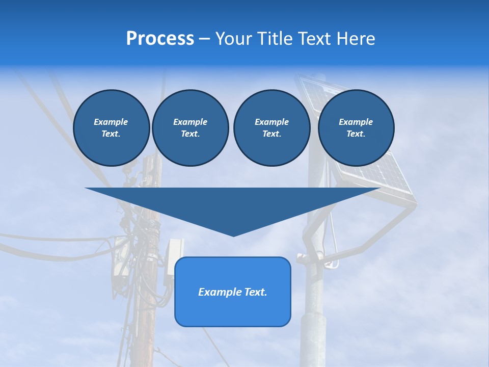 Sun Distribution Cone PowerPoint Template
