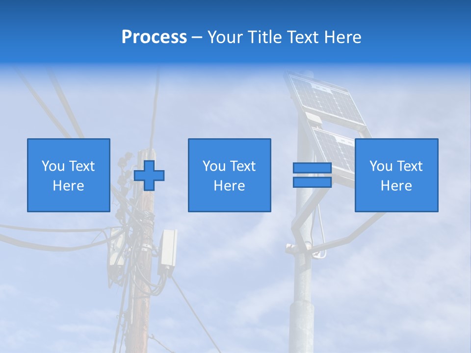 Sun Distribution Cone PowerPoint Template
