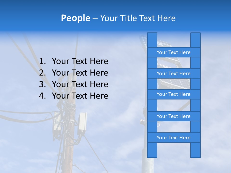 Sun Distribution Cone PowerPoint Template