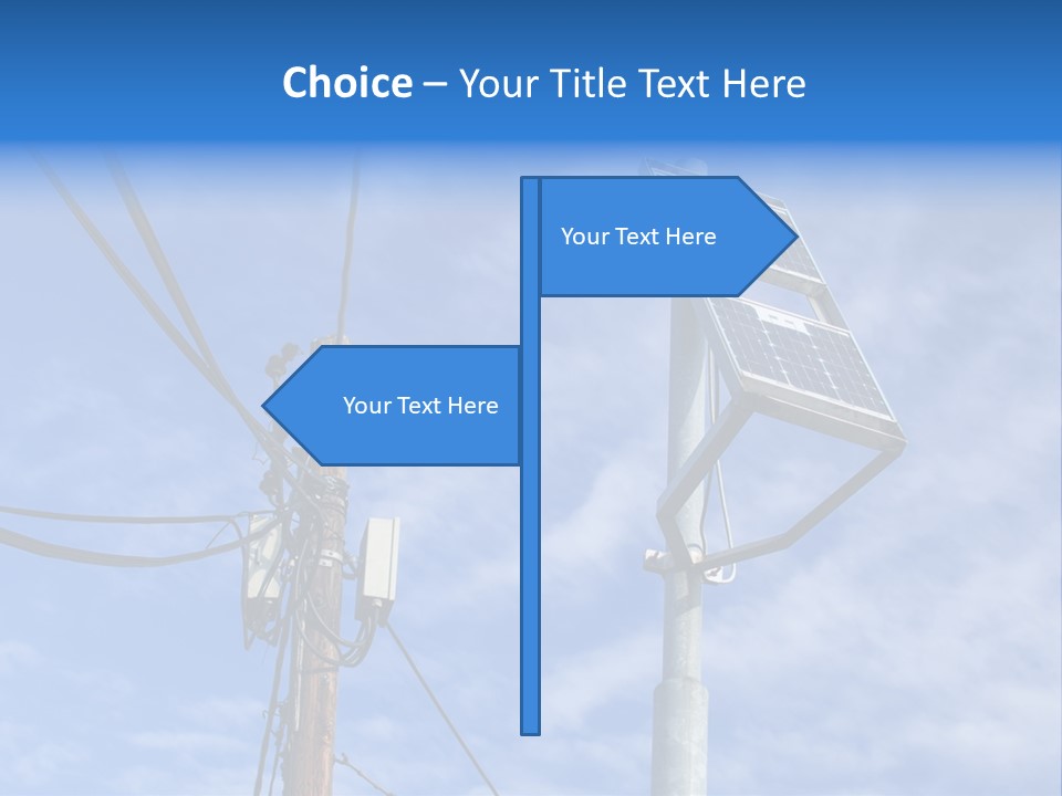 Sun Distribution Cone PowerPoint Template