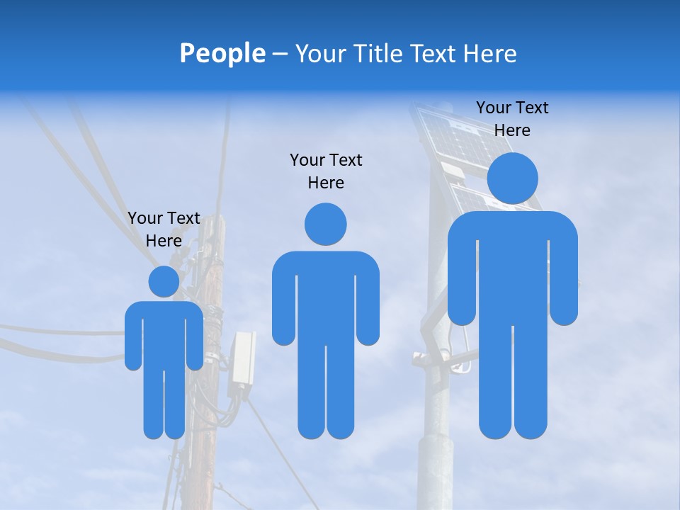 Sun Distribution Cone PowerPoint Template
