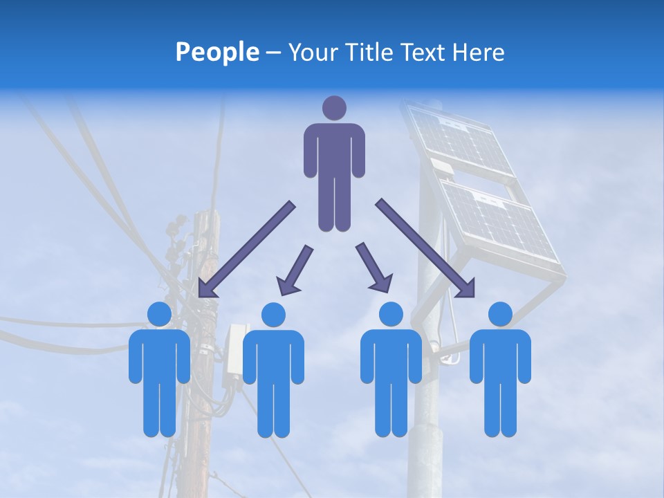 Sun Distribution Cone PowerPoint Template