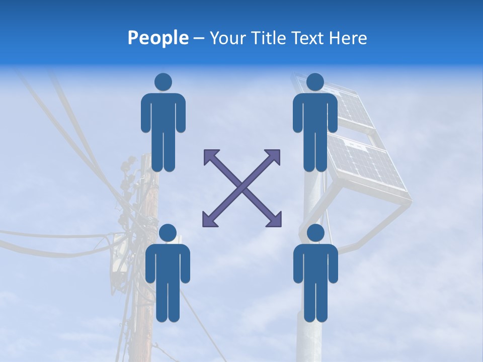 Sun Distribution Cone PowerPoint Template