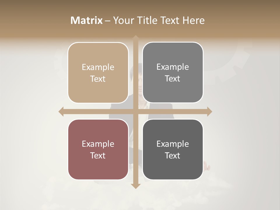 Yoga Man Black PowerPoint Template