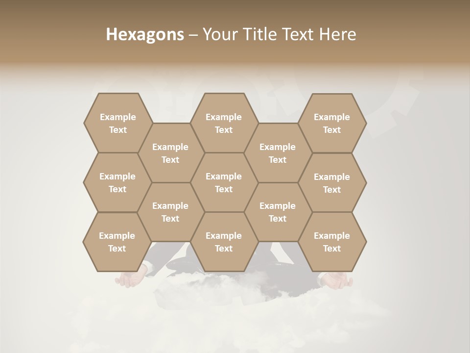 Yoga Man Black PowerPoint Template