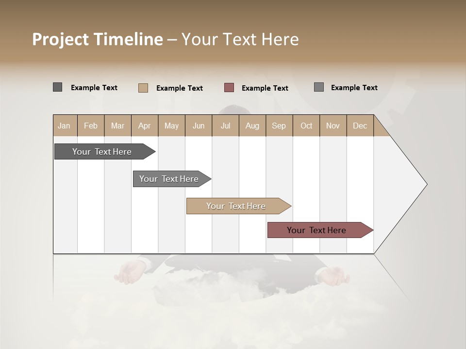 Yoga Man Black PowerPoint Template