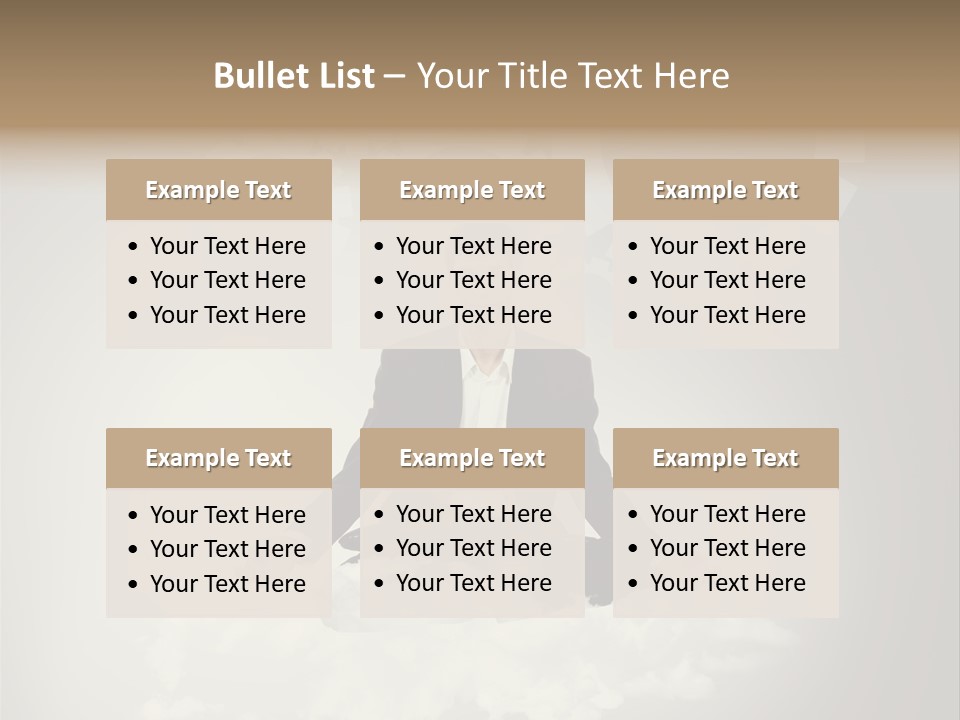 Yoga Man Black PowerPoint Template