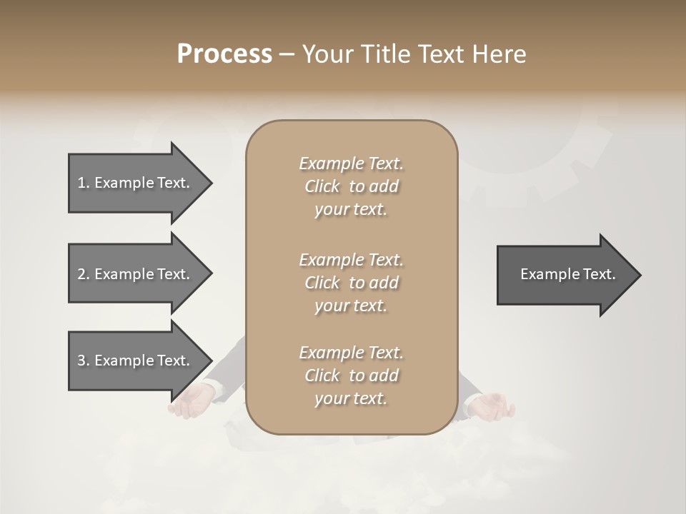 Yoga Man Black PowerPoint Template