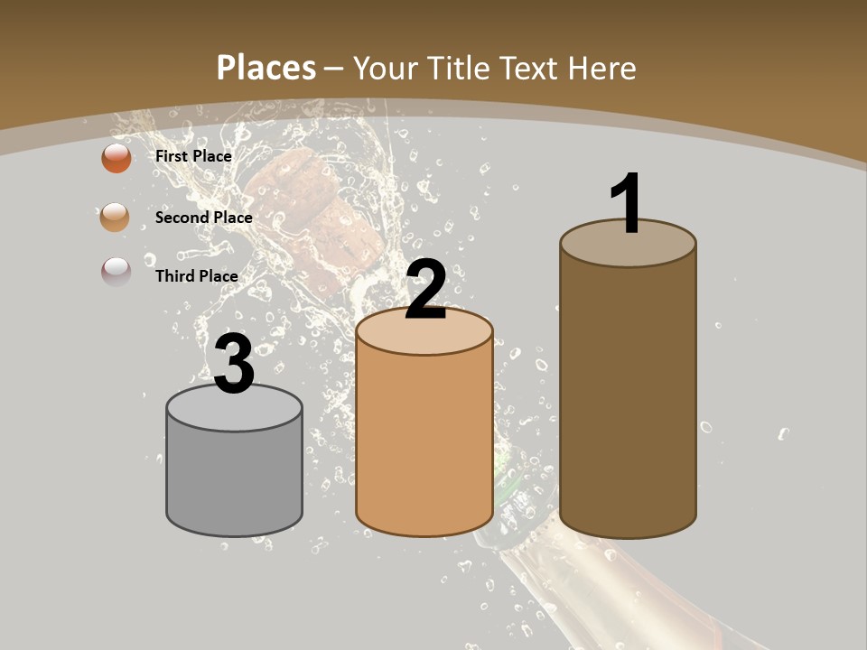 Drink Champaign Alcoholic PowerPoint Template