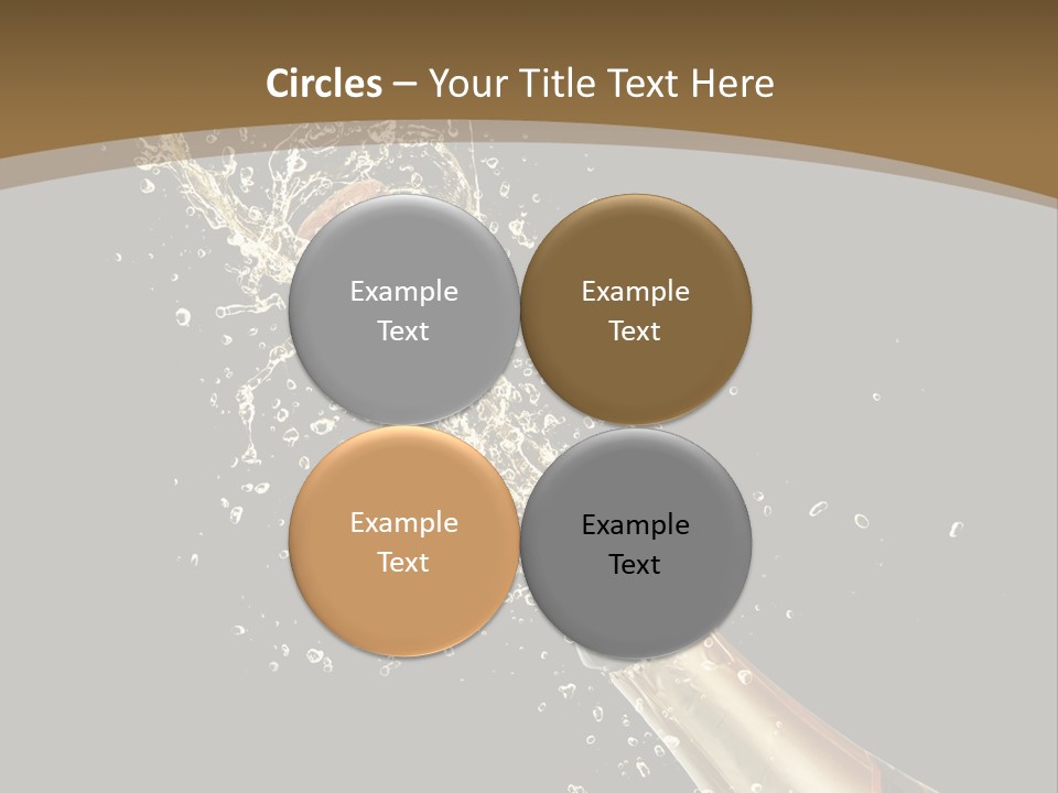 Drink Champaign Alcoholic PowerPoint Template