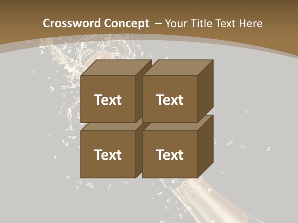 Drink Champaign Alcoholic PowerPoint Template