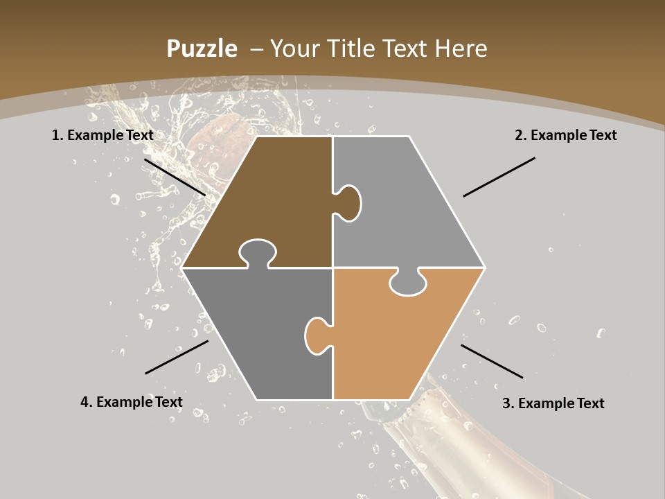 Drink Champaign Alcoholic PowerPoint Template