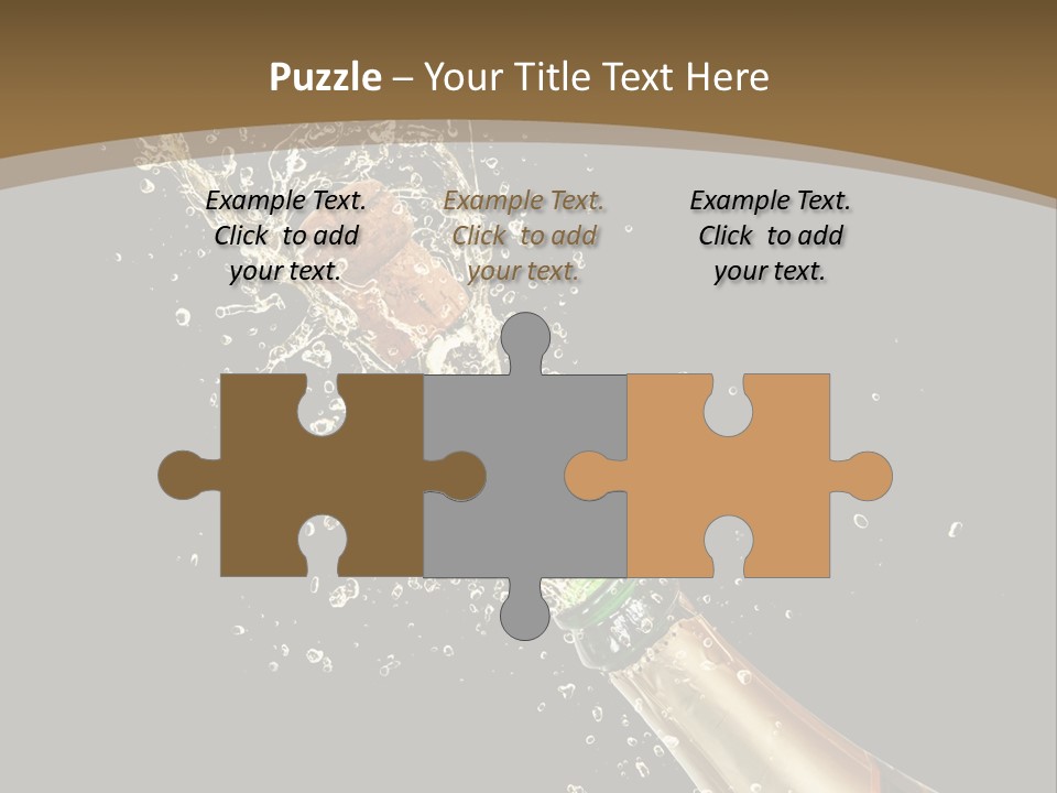 Drink Champaign Alcoholic PowerPoint Template