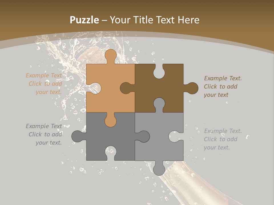 Drink Champaign Alcoholic PowerPoint Template