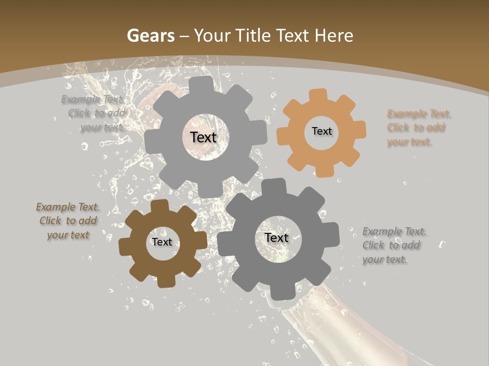 Drink Champaign Alcoholic PowerPoint Template