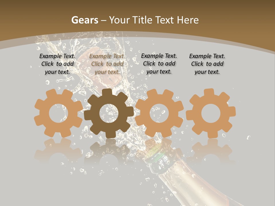 Drink Champaign Alcoholic PowerPoint Template