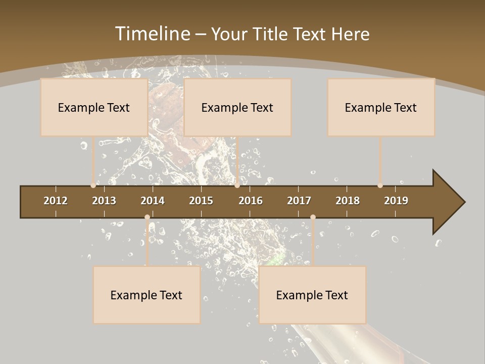 Drink Champaign Alcoholic PowerPoint Template