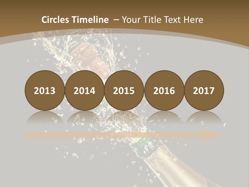 Drink Champaign Alcoholic PowerPoint Template