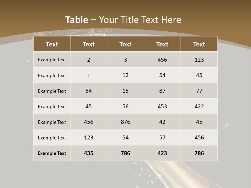 Drink Champaign Alcoholic PowerPoint Template