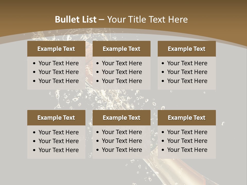 Drink Champaign Alcoholic PowerPoint Template