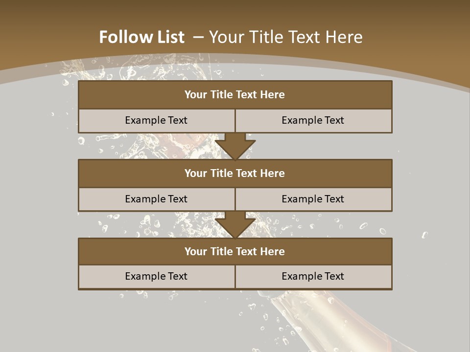 Drink Champaign Alcoholic PowerPoint Template