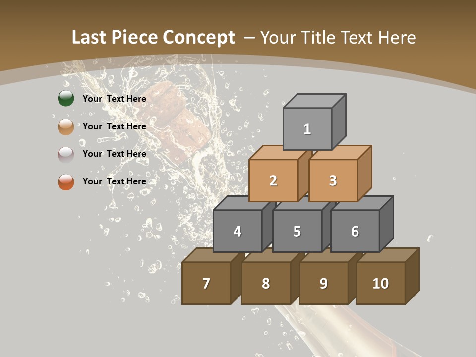 Drink Champaign Alcoholic PowerPoint Template