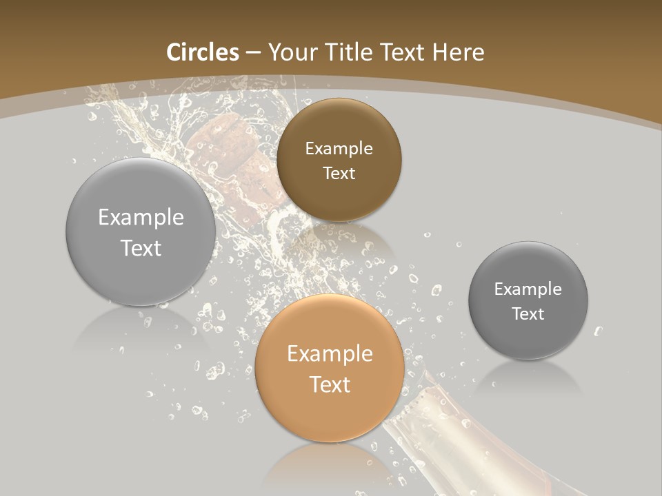 Drink Champaign Alcoholic PowerPoint Template