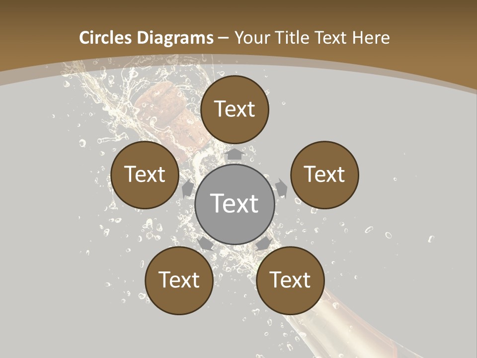 Drink Champaign Alcoholic PowerPoint Template