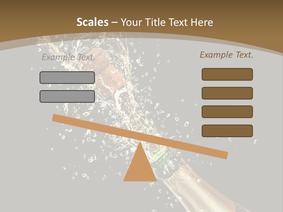 Drink Champaign Alcoholic PowerPoint Template