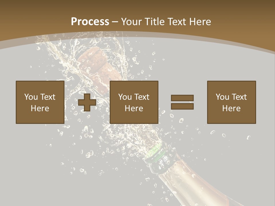 Drink Champaign Alcoholic PowerPoint Template