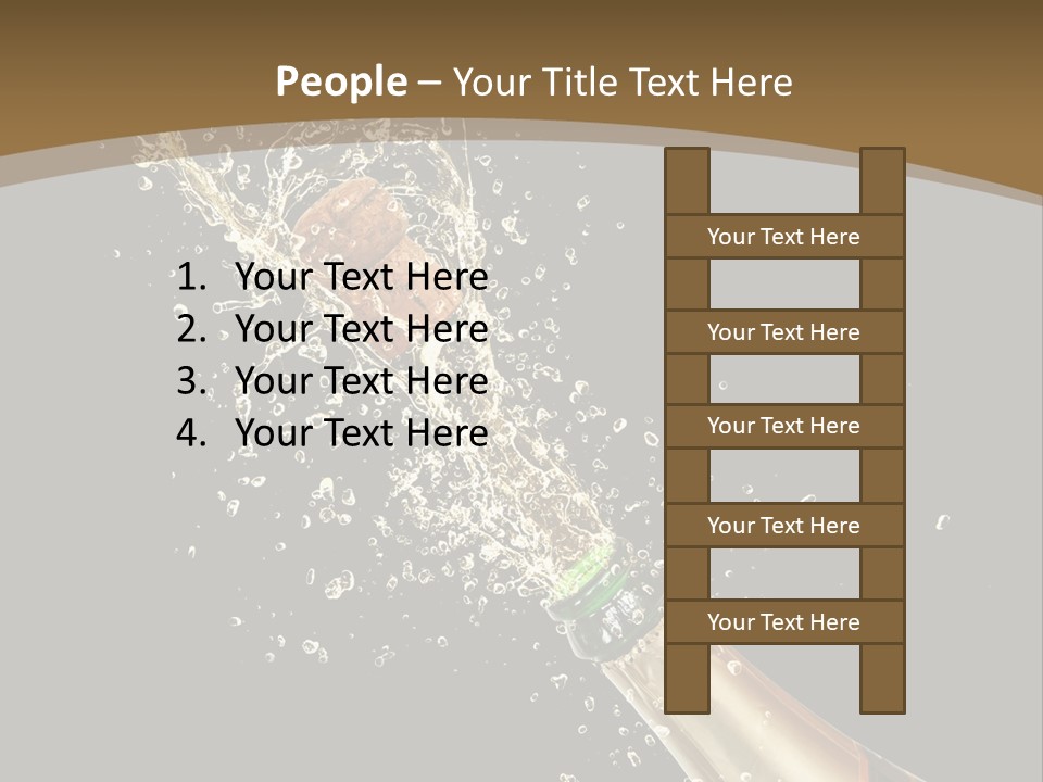 Drink Champaign Alcoholic PowerPoint Template